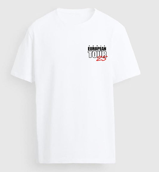 T-shirt 'Paris European Tour 25' de la victoire en Ligue des Champions - édition limitée / White