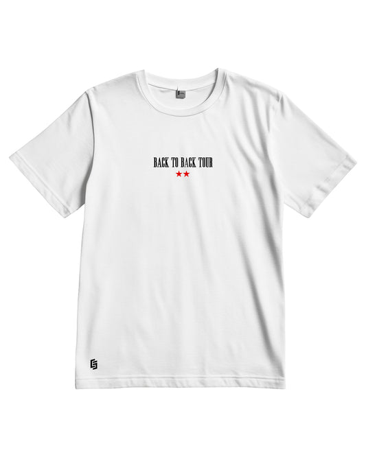 T-shirt BACK TO BACK TOUR 2026 - Blanc 🤍
