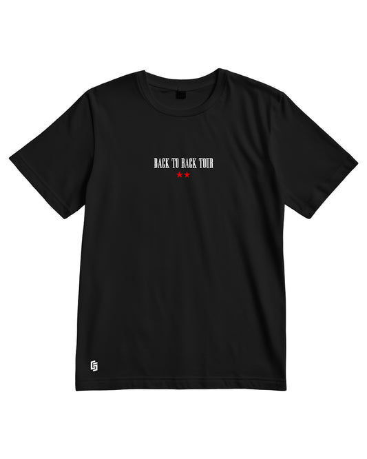 T-shirt BACK TO BACK TOUR 2026 - Noir 🖤